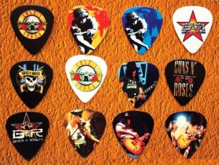 Guns N Roses Guitar Picks Limited Edition Set Of 12