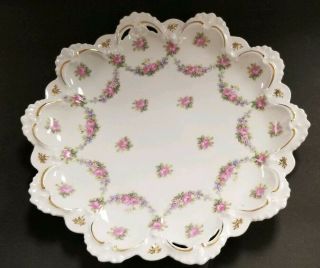 M.  Z.  Austria Rose Plate Made In Habsburg Germany
