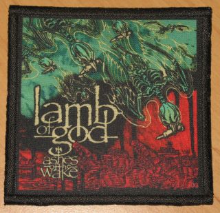 Lamb Of God " Ashes Of The Wake " Silk Screen Patch