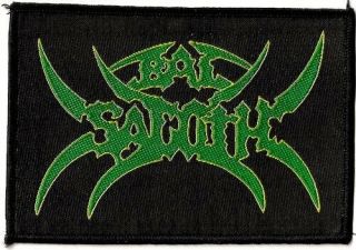 Official Licensed Merch Woven Sew - On Patch Black Metal Rock Bal Sagoth Logo