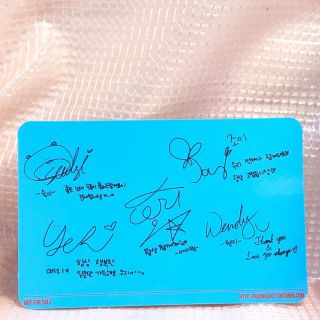 Irene Wendy Joy Yeri Seulgi Official Photocard 1st Album Red Velvet Group kpop 2