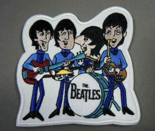 The Beatles - Cartoon Tv Series - Embroidered Iron - On Patch - 3 " X 3 "
