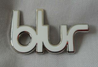 Blur Enamel Badge.  Damon Albarn,  Gorillaz,  Mod,  Indie.