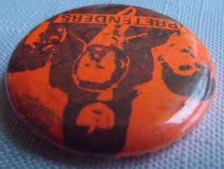 THE PRETENDERS Vintage 70/80`s Button Pin Badge (30mm - 1.  2 