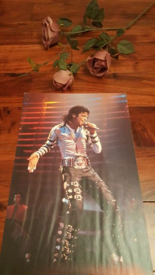 Michael Jackson Rare Music Poster 1980s Cool Last One