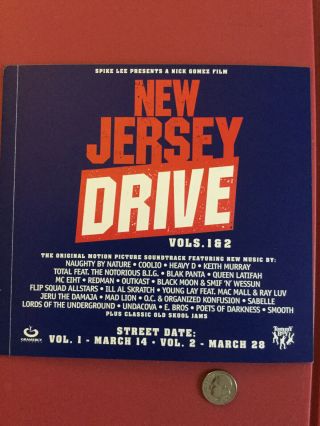 Vintage & Rare Jersey Drive 90s Promo Hip Hop Sticker Soundtrack Rap