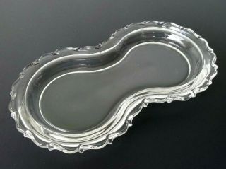 Fostoria - Century - Elegant Glass Tray / Underplate For Creamer & Sugar Bowl