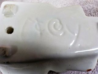 Vintage McCoy Lady in the Bonnet Wall Pocket Vase Ceramic Pottery 4