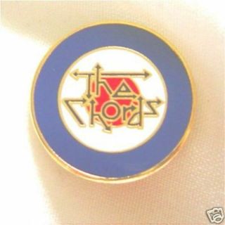 The Chords Mod Roundel Enamel Badge.  The Who,  The Jam,  Small Faces,  Lambretta,  Oasis.