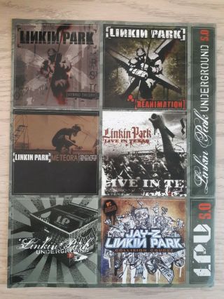 Linkin Park Underground (lpu) Stickers,  Posters,  And Letter