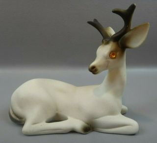 Vintage Mcm Roselane Pottery Sparkler Deer