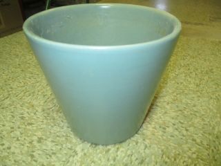 Vintage U.  S.  Pottery Turquoise/green Flower Pot 408