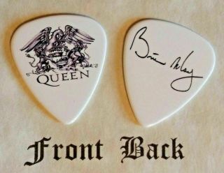 Queen Band Logo Brian May Signature Guitar Pick - (w)