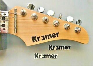 Kramer Guitar Beak Neck Sticker Evh Frankenstrat Jump 83 Us 1984 Eddie Van Halen