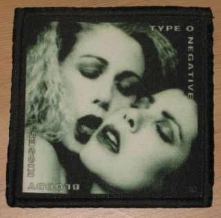 Type O Negative " Bloody Kisses " Silk Screen Patch
