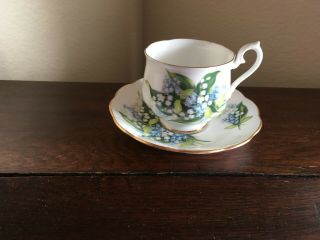 Royal Albert Bone China,  Lily Of The Valley,  Teacup & Saucer,  England