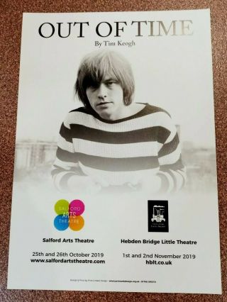 Out Of Time Brian Jones Rolling Stones 2019 Play 21x15cm Flyer By Tim Keogh