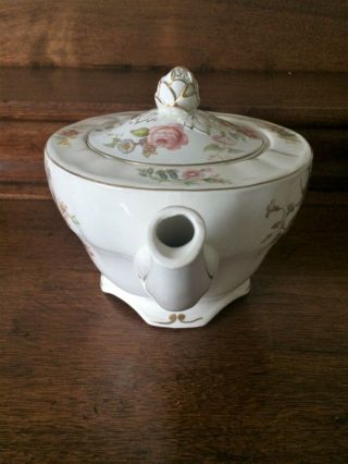 Vintage Grindley England Marlborough Royal Petal ' KASHMIR ' Teapot & Lid 2