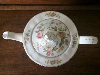 Vintage Grindley England Marlborough Royal Petal ' KASHMIR ' Teapot & Lid 5