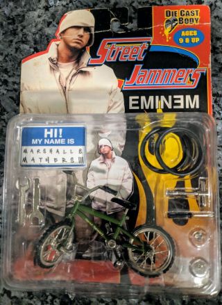 Eminem Slim Shady Street Jammers Bmx Bicycle Toy Collectible Item Die Cast -