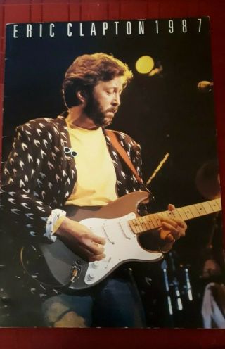Eric Clapton 1987 Tour Programme