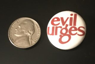 My Morning Jacket Evil Urges Megarare Promo Pin Button Very Htf