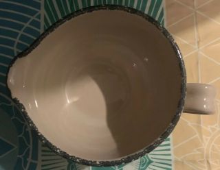 Home and Garden Party Stoneware Mixing Bowl Spout & Handle Americana 2003 2