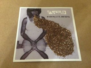 Santogold Featuring L.  E.  S Artistes Sticker Cd/vinyl Lp Record Promo Item