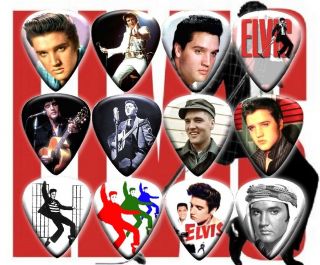 Elvis - Guitar Picks - Set Of 12
