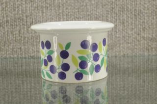 Rare Arabia Pomona Jam/jelly Jar W.  Lid Blueberry 1970 2.  5 " H X 4 " W Finland