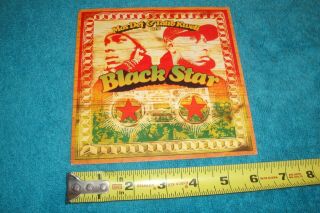 Black Star Promo Sticker For Mos Def & Talib Kweli Are 12”lp/cd/cassette/rawkus