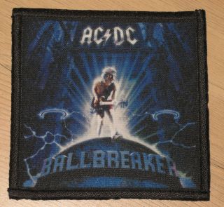 Ac/dc " Ballbreaker " Silk Screen Patch