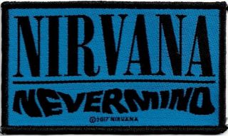 Official Licensed Merch Woven Sew - On Patch Grunge Kurt Cobain Nirvana Nevermind
