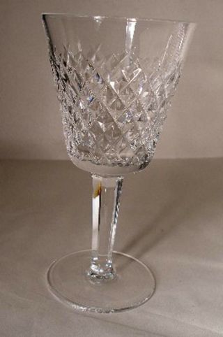 Waterford Crystal Alana Pattern Claret Wine Glass Or Goblet - 5 - 7/8 "