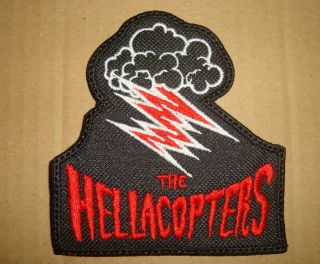 THE HELLACOPTERS - LOGO Embroidered PATCH By The Grace of God High visibility 2
