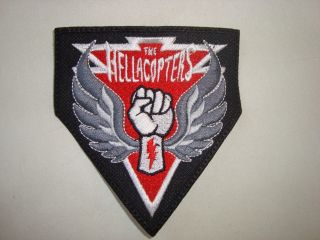 THE HELLACOPTERS - LOGO Embroidered PATCH By The Grace of God High visibility 4