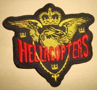 THE HELLACOPTERS - LOGO Embroidered PATCH By The Grace of God High visibility 5