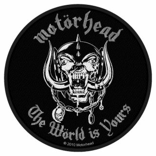 Official Licensed - Motorhead - The World Is Yours Sew On Patch Metal Lemmy