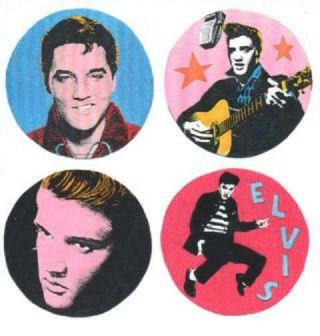 4 Elvis Stickers.  Elvis Presley,  Rock 