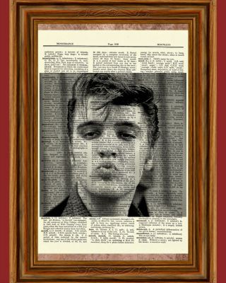 Elvis Presley Dictionary Art Print Book Page Picture Poster Vintage Kiss -)