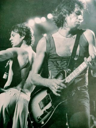 Mick Jagger & Keith Richards - Black&white Poster/picture - Rolling Stones Rare