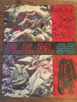 Rem R.  E.  M - Monster Tour Programme 1995 Lenticular Cover