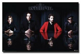 Interpol Poster Group Reflections Rare Hot