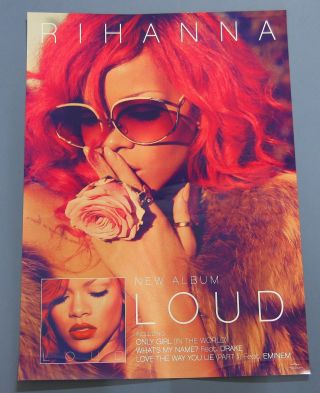 Rihanna - Loud 2 - Sided Official Poster Hard Tube Case