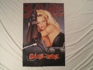 Pamela Anderson Poster Barb Wire Sexy Black Gloves Large Breasts Pinup