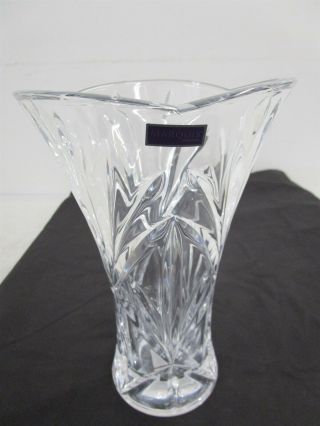 Marquis Waterford Lead Crystal Southvale 9.  5 Inch Vase