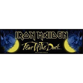 Official Licensed - Iron Maiden - Fear Of The Dark Sew On Strip Patch Metal