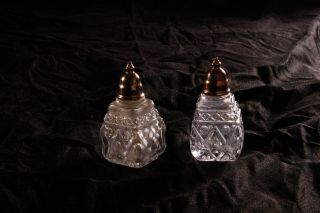 Salt/pepper Shakers.  Vintage Cape Cod Clear Imperial
