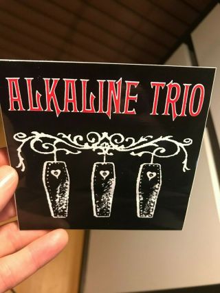 Alkaline Trio Good Mourning Promo Sticker Pop Punk Emo Misfits Blink 182 Coffin