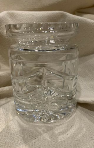 Vintage Royal Brierley Tiffany & Co Crystal Jar - Cut Swags Double Signed
